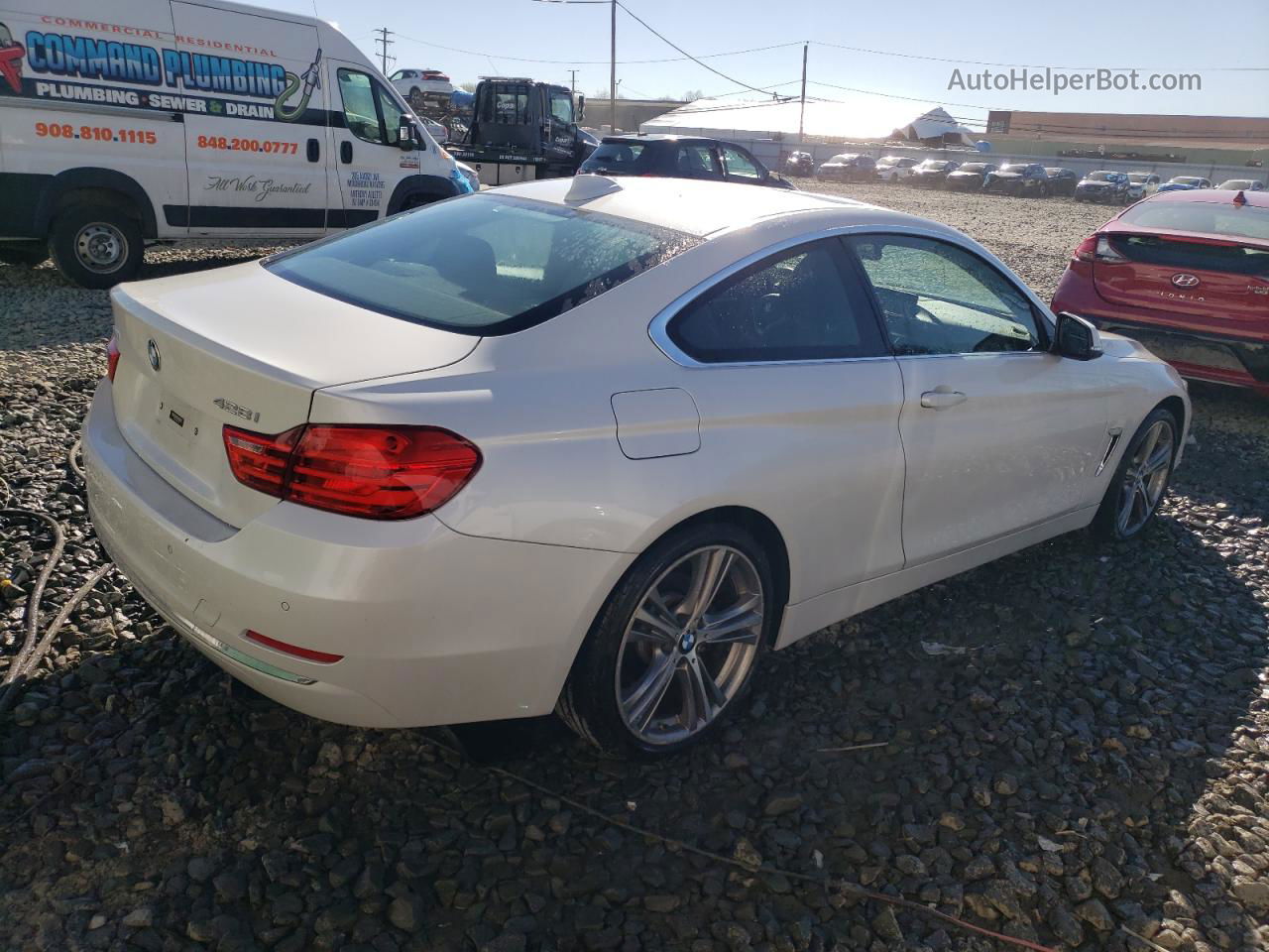 2016 Bmw 428 Xi White vin: WBA3N9C59GK251184