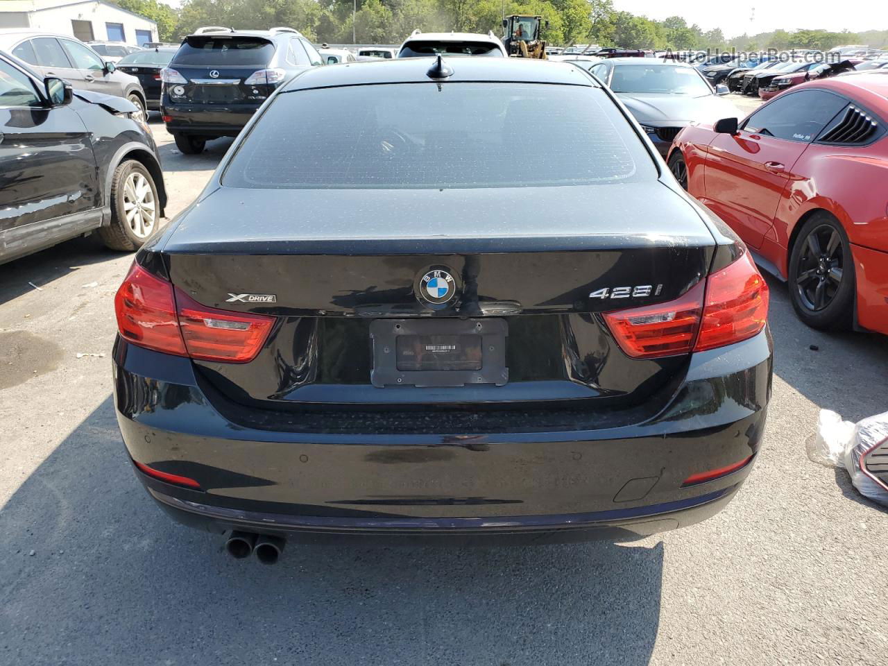 2016 Bmw 428 Xi Черный vin: WBA3N9C5XGK250125