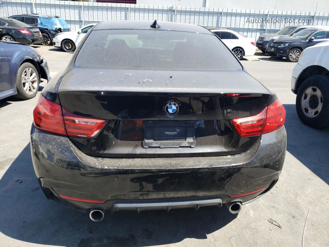 2015 Bmw 435 I Black vin: WBA3R1C50FK194815