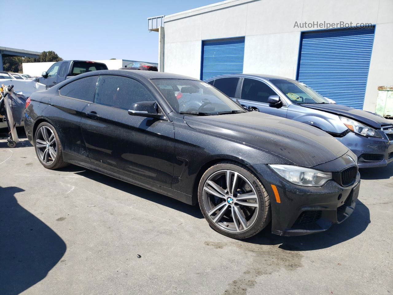 2015 Bmw 435 I Black vin: WBA3R1C50FK194815