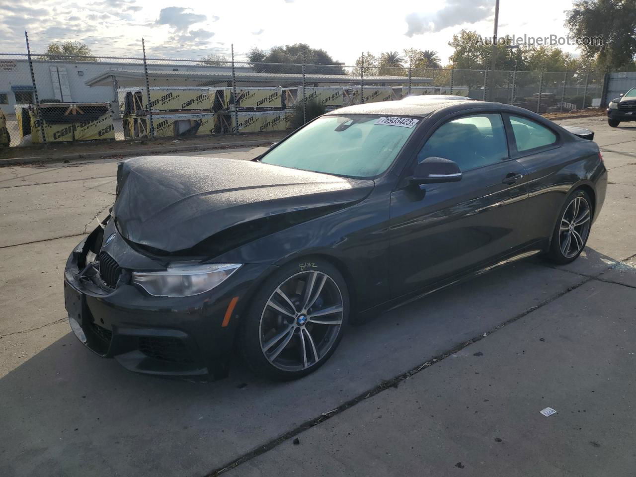 2016 Bmw 435 I Black vin: WBA3R1C51GK529078