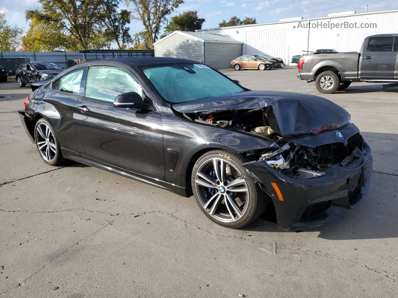 2016 Bmw 435 I Black vin: WBA3R1C51GK529078