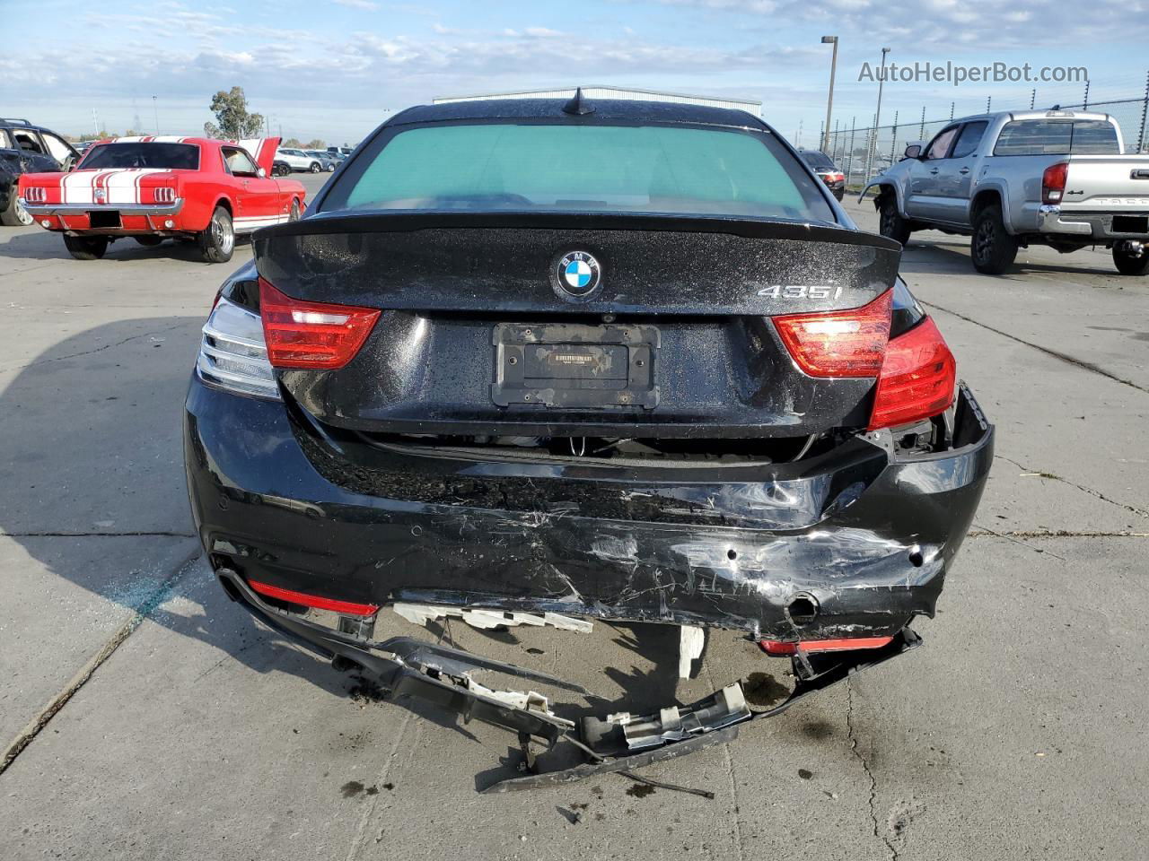 2016 Bmw 435 I Black vin: WBA3R1C51GK529078