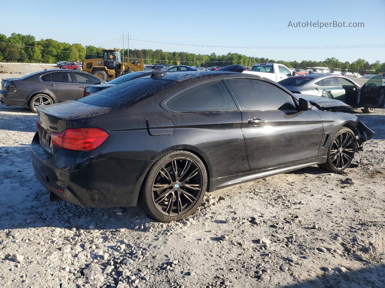 2016 Bmw 435 I Черный vin: WBA3R1C51GK529663