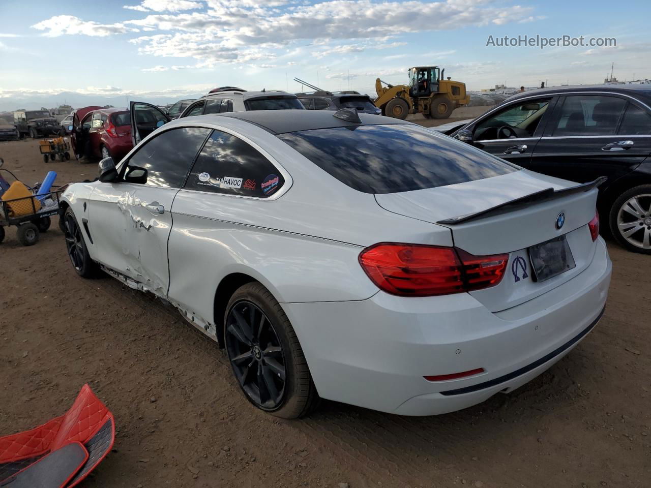 2016 Bmw 435 I White vin: WBA3R1C51GK530103