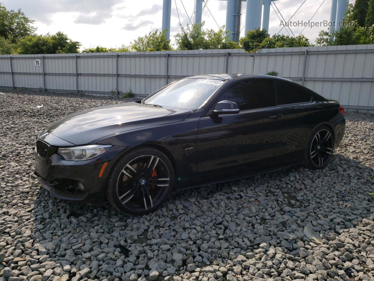 2016 Bmw 435 I Black vin: WBA3R1C52GK529221