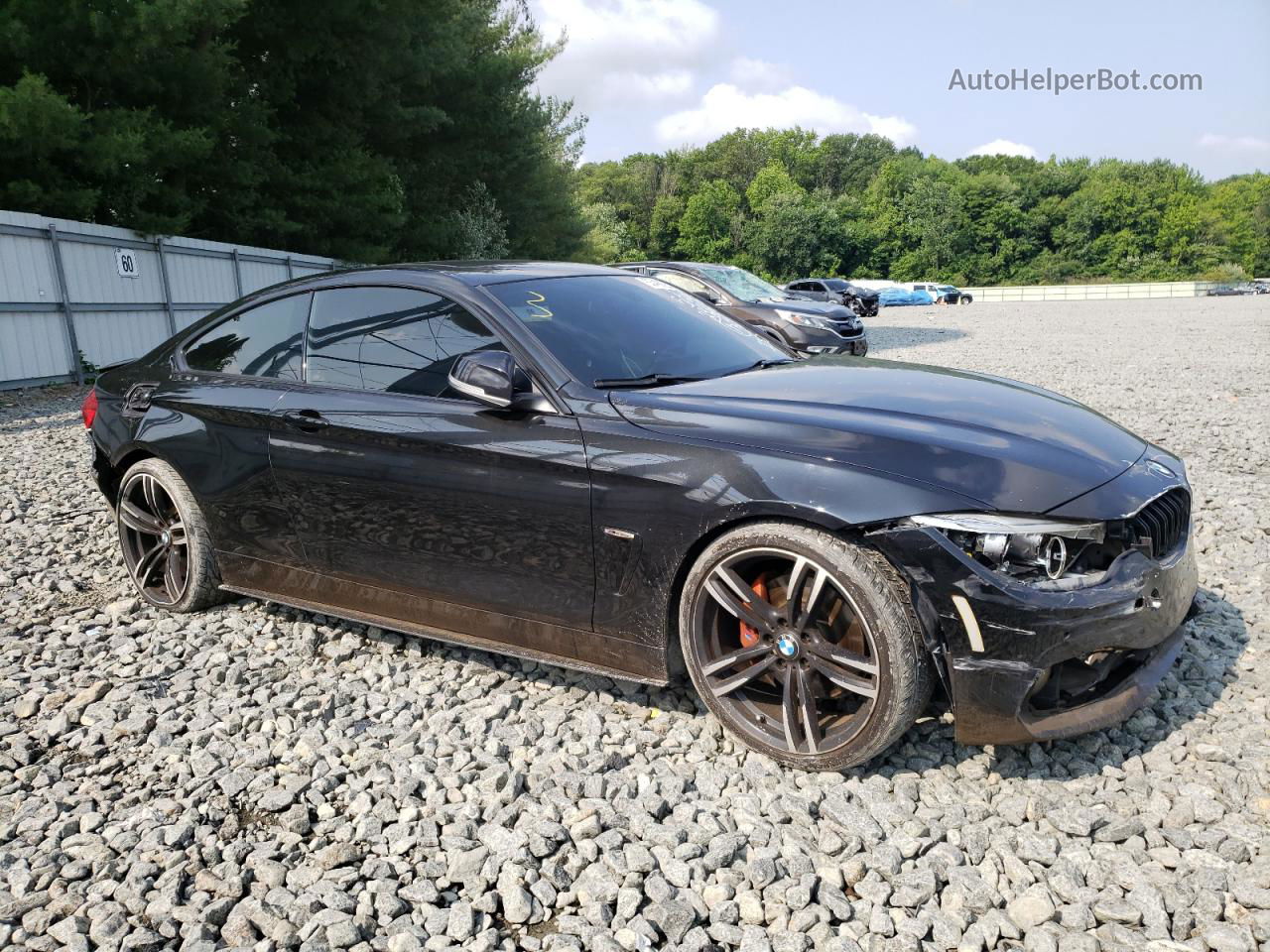 2016 Bmw 435 I Black vin: WBA3R1C52GK529221