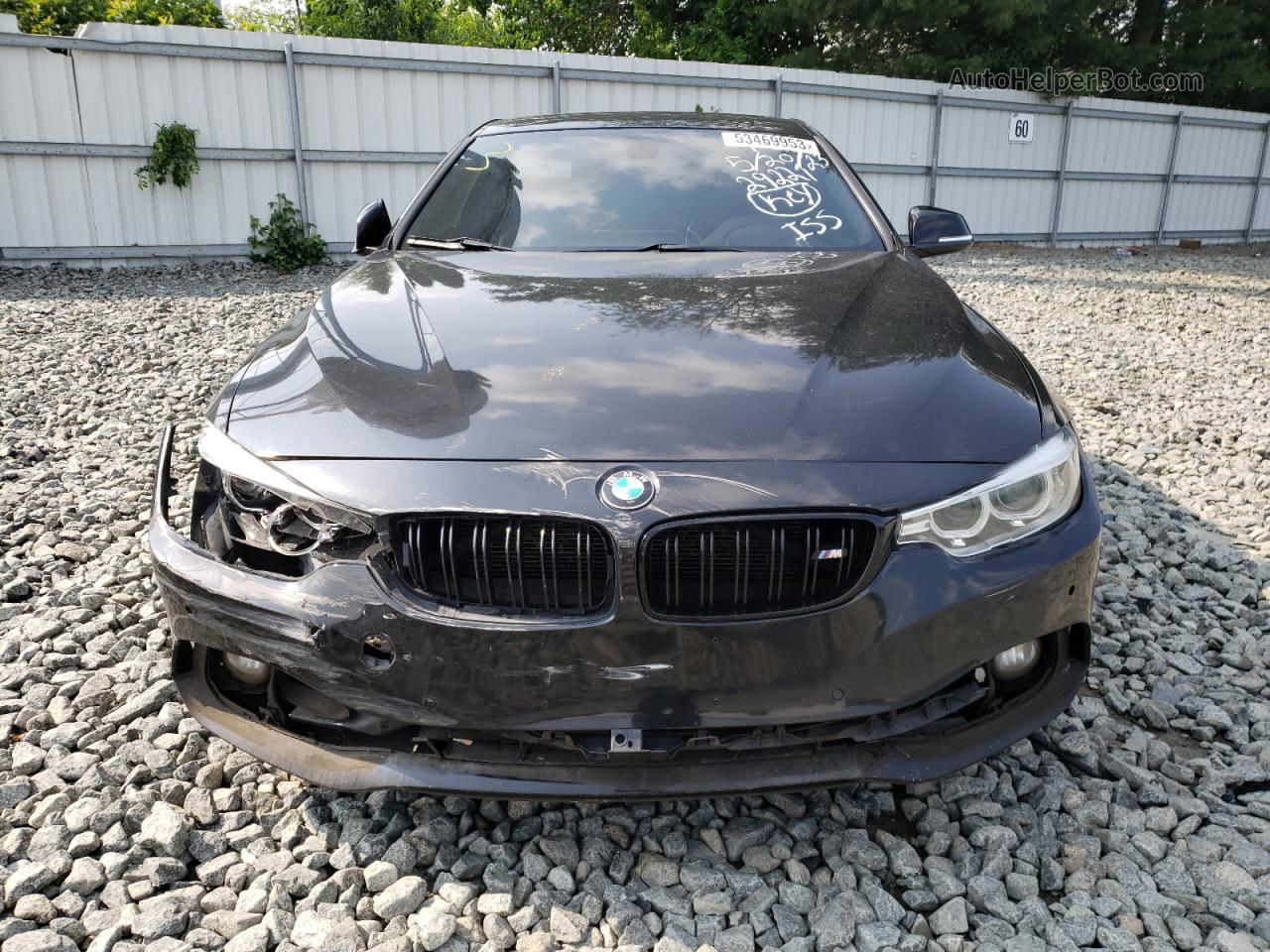 2016 Bmw 435 I Black vin: WBA3R1C52GK529221