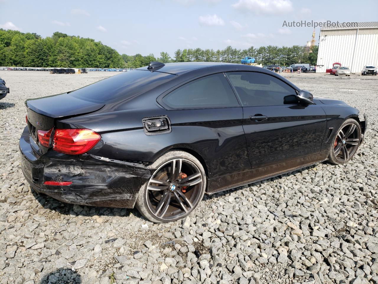 2016 Bmw 435 I Black vin: WBA3R1C52GK529221