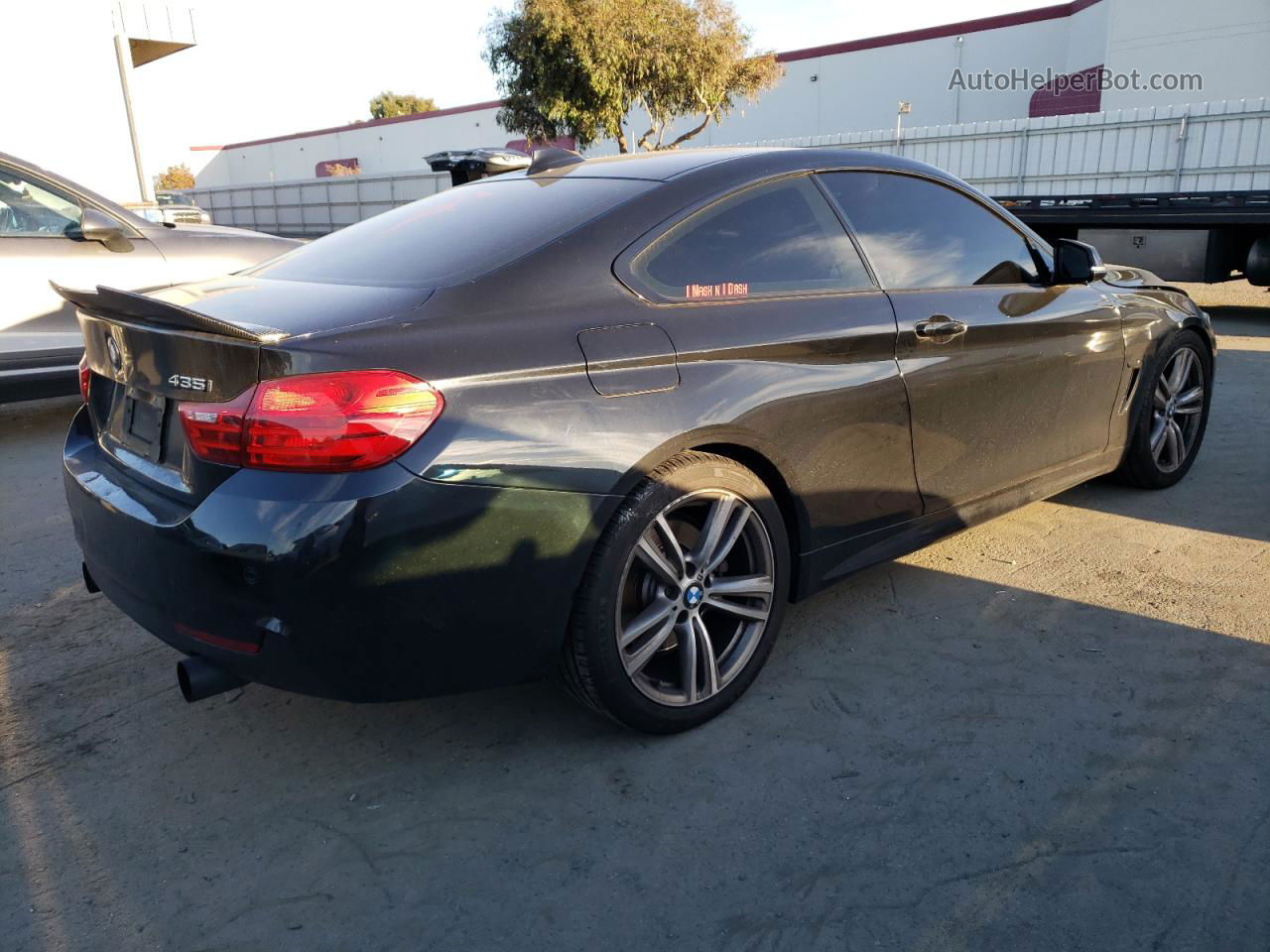 2016 Bmw 435 I Black vin: WBA3R1C52GK529395