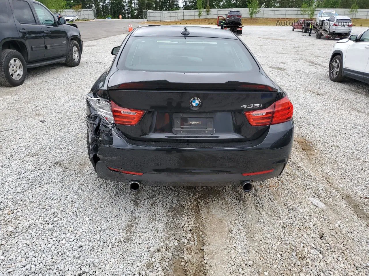 2015 Bmw 435 I Black vin: WBA3R1C53FK193559