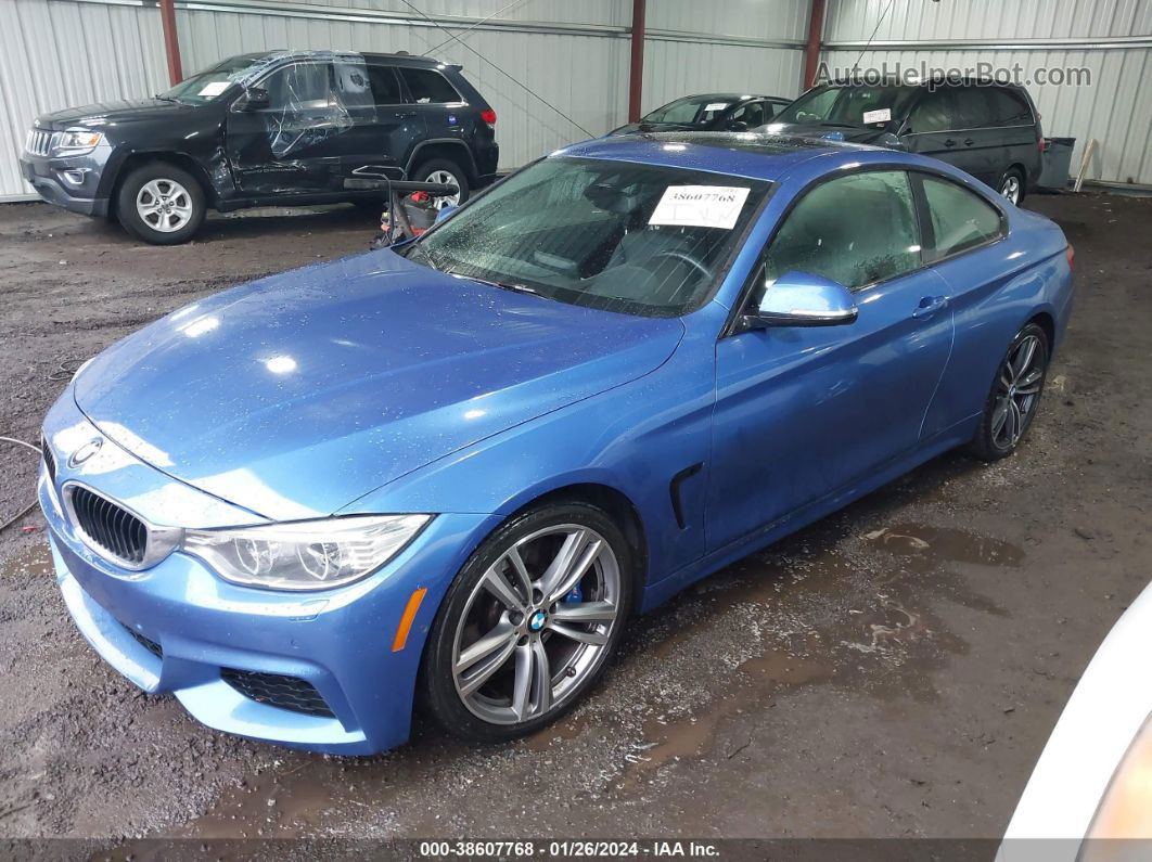 2015 Bmw 435i   Blue vin: WBA3R1C55FF774621