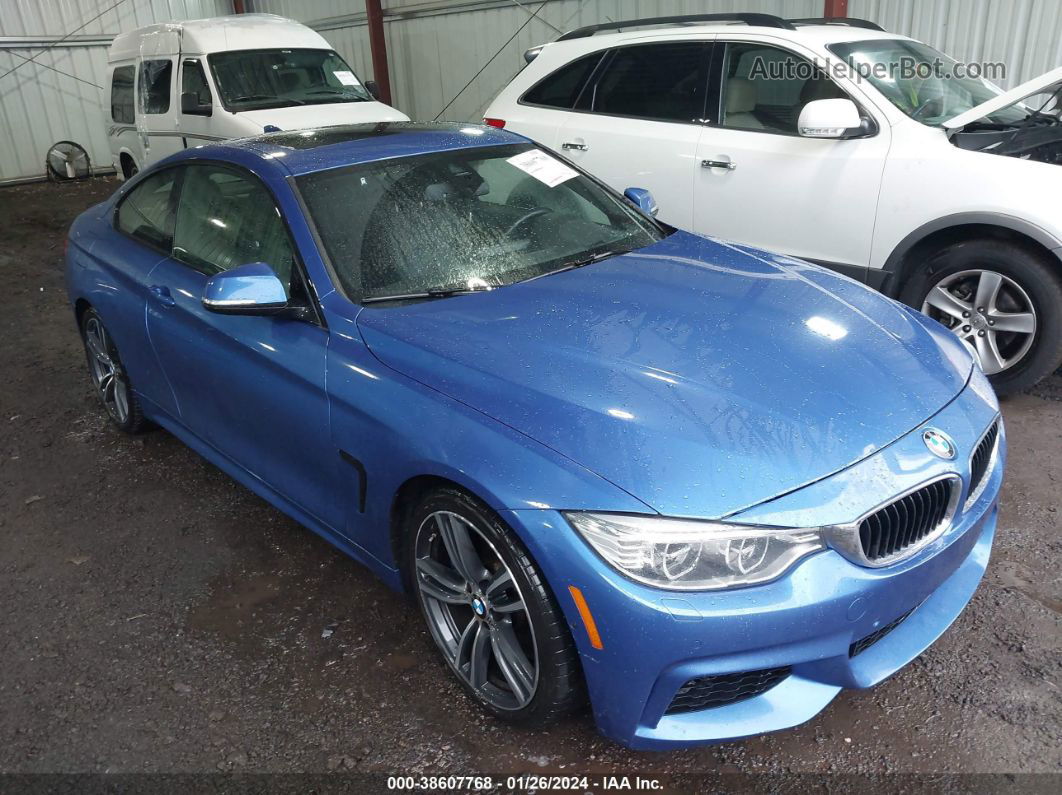 2015 Bmw 435i   Blue vin: WBA3R1C55FF774621