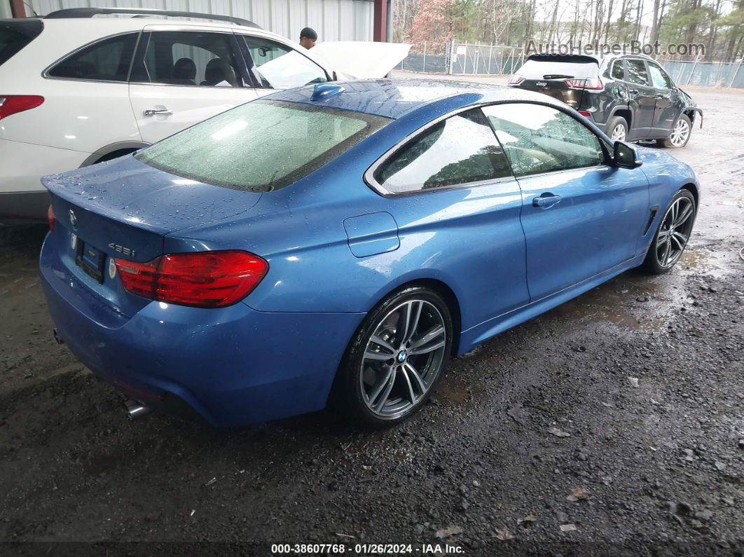 2015 Bmw 435i   Синий vin: WBA3R1C55FF774621