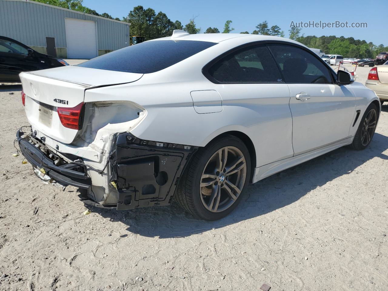 2015 Bmw 435 I Белый vin: WBA3R1C56FK194303