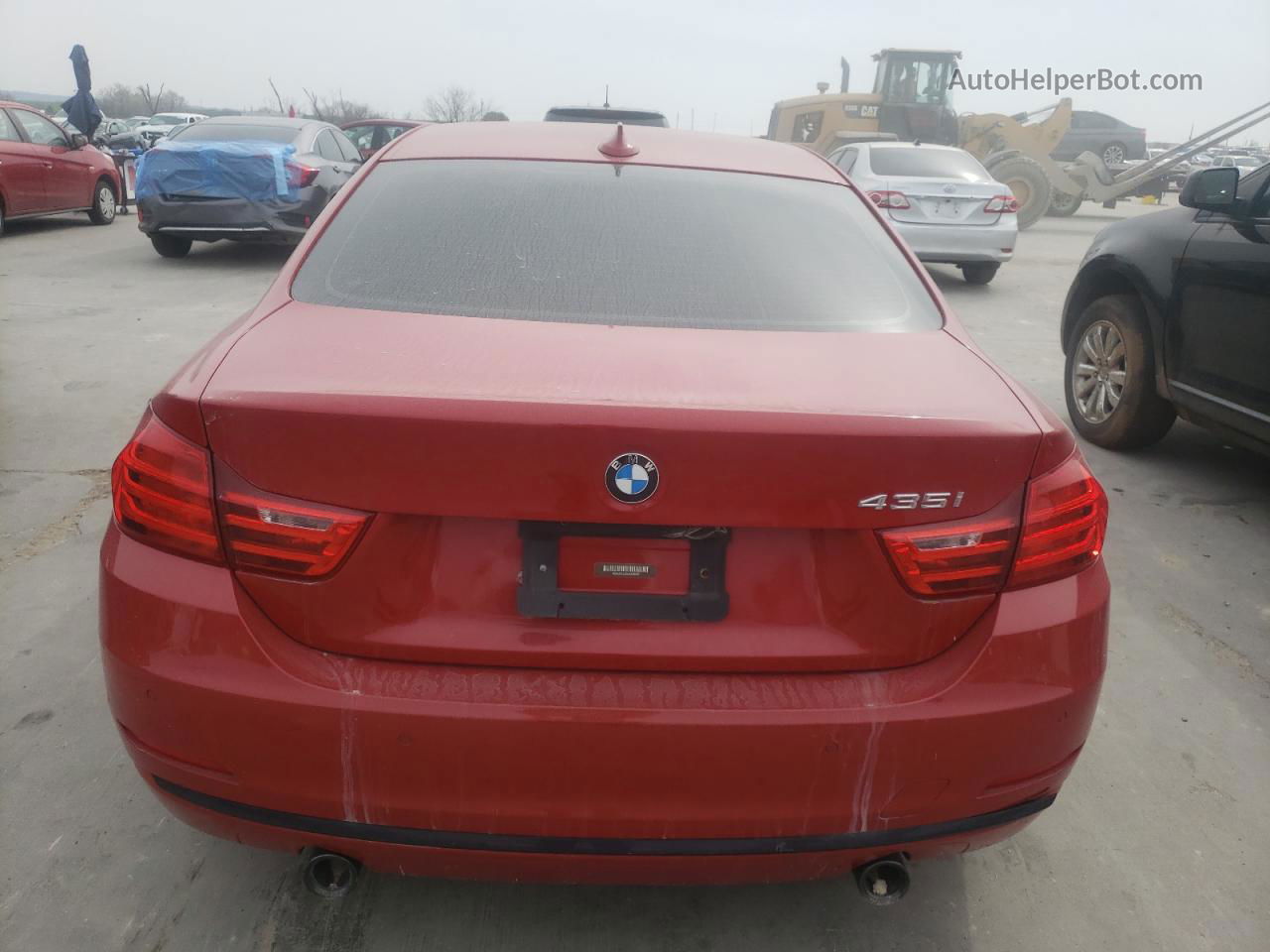 2016 Bmw 435 I Red vin: WBA3R1C56GK529285