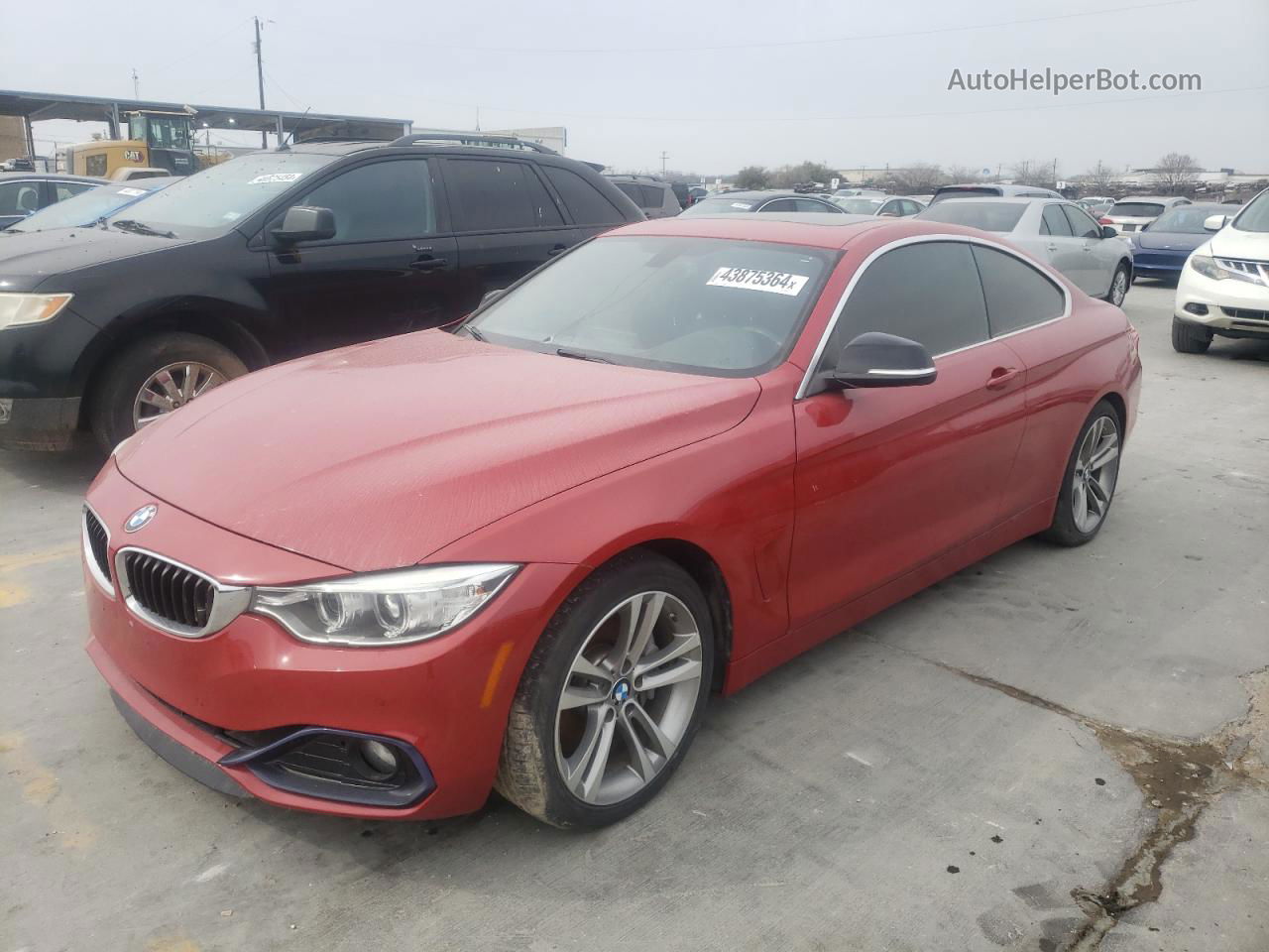 2016 Bmw 435 I Red vin: WBA3R1C56GK529285