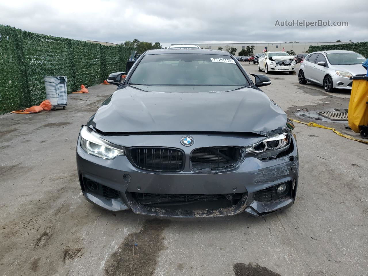 2016 Bmw 435 I Charcoal vin: WBA3R1C56GK529741