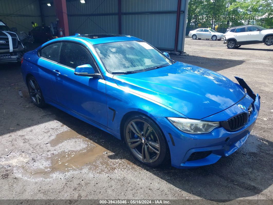 2015 Bmw 435i   Blue vin: WBA3R1C57FK194908