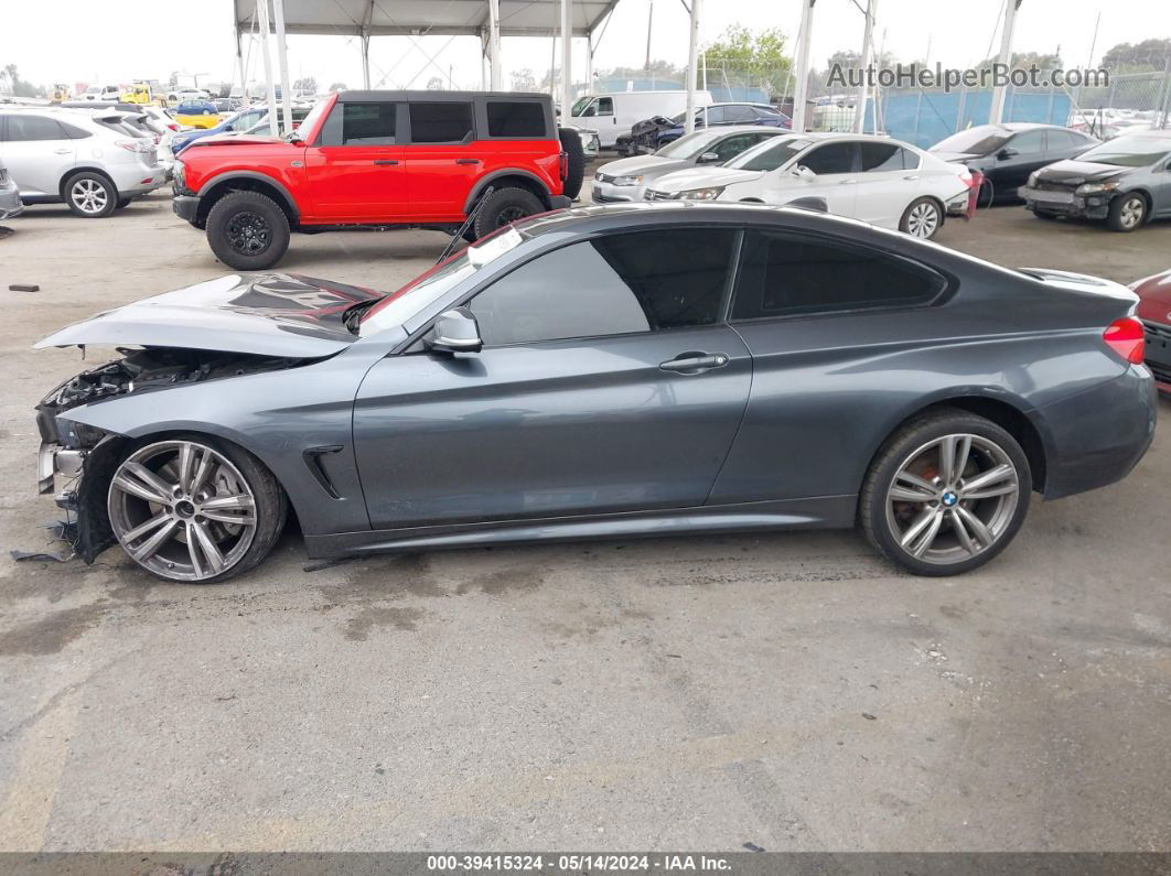 2016 Bmw 435i Gray vin: WBA3R1C57GK529540