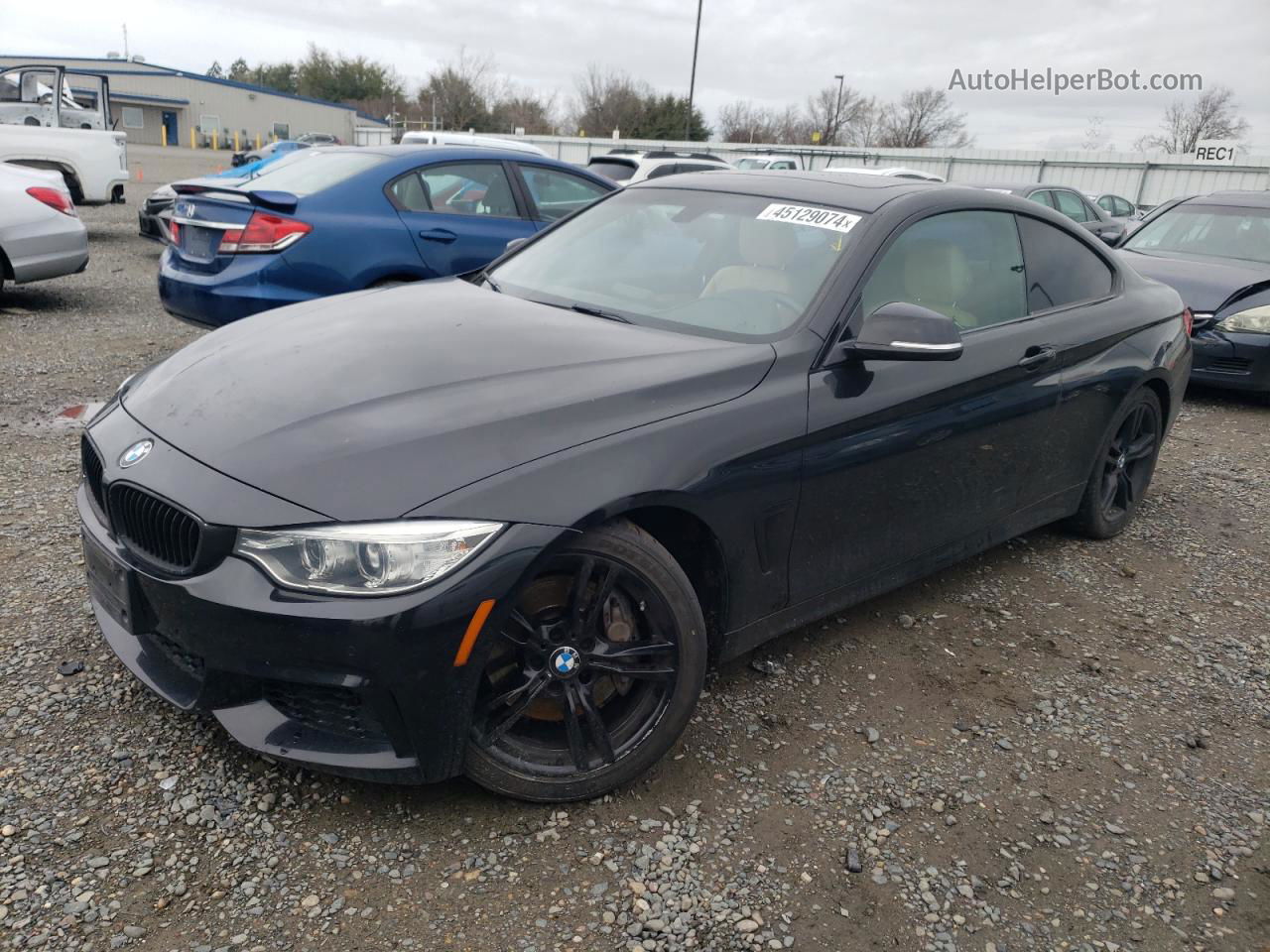 2015 Bmw 435 I Black vin: WBA3R1C58FK194870