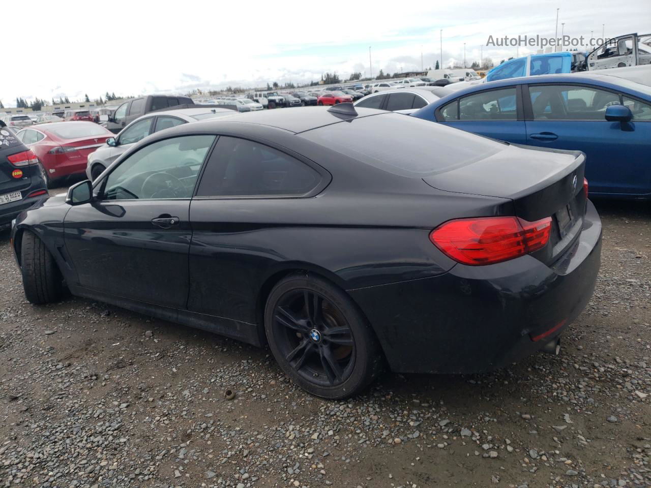 2015 Bmw 435 I Black vin: WBA3R1C58FK194870