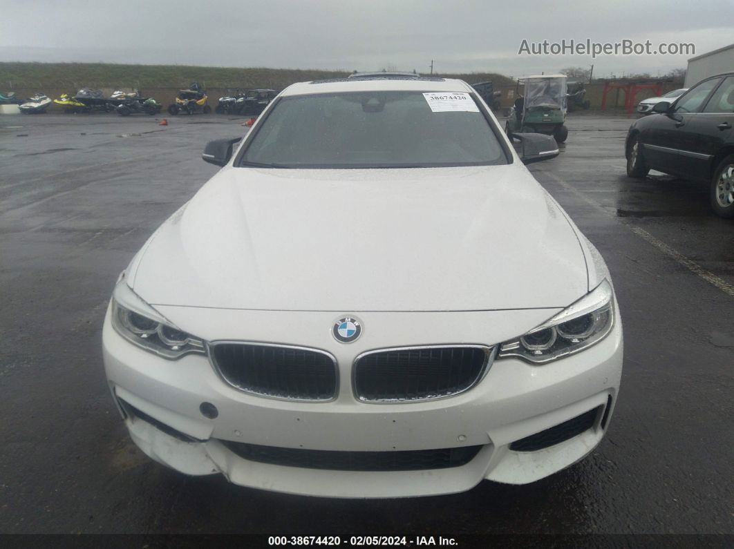 2016 Bmw 435i   White vin: WBA3R1C58GK529174