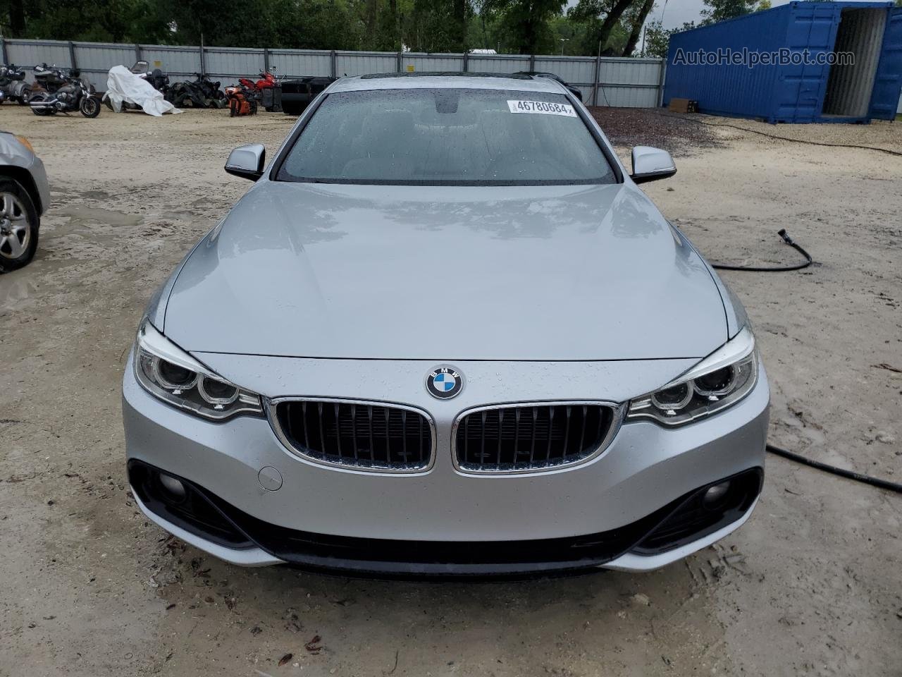 2016 Bmw 435 I Silver vin: WBA3R1C58GK530180