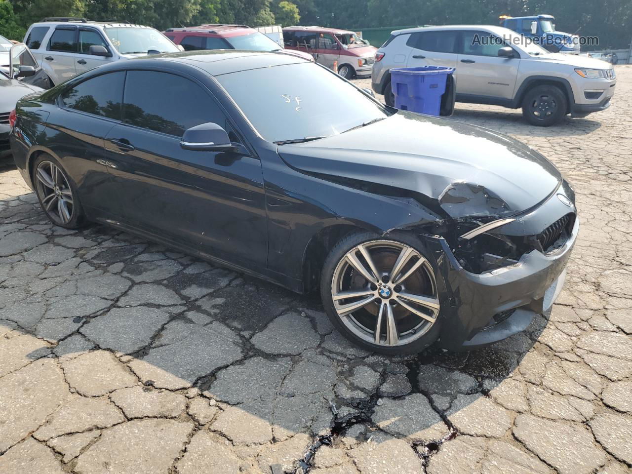 2016 Bmw 435 I Black vin: WBA3R1C59GK529572