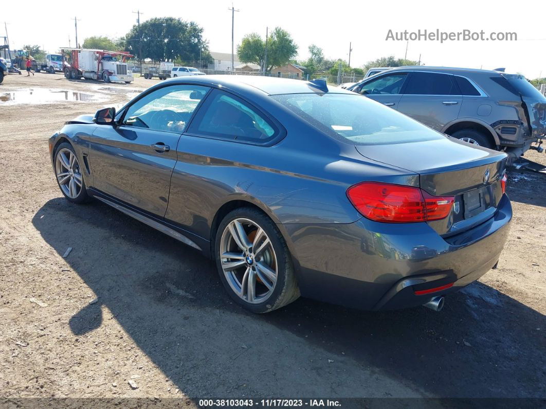 2016 Bmw 435i Gray vin: WBA3R1C59GK530124