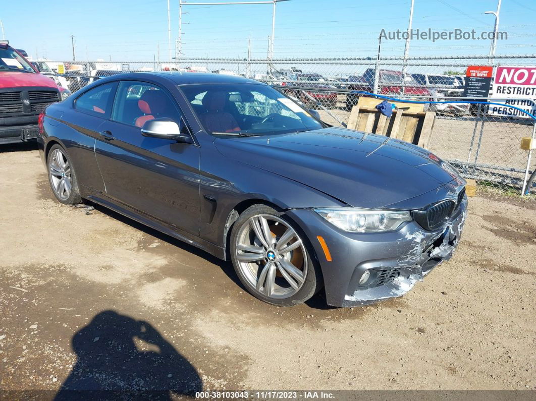 2016 Bmw 435i Gray vin: WBA3R1C59GK530124