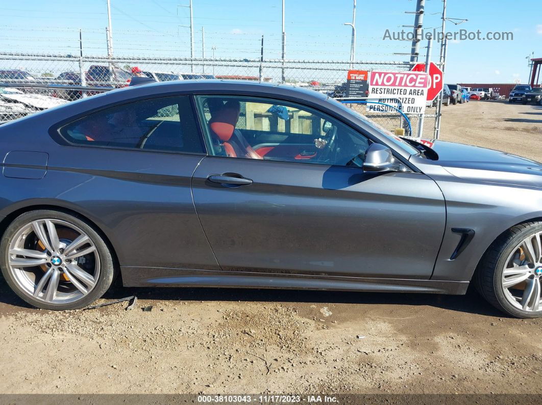 2016 Bmw 435i Gray vin: WBA3R1C59GK530124