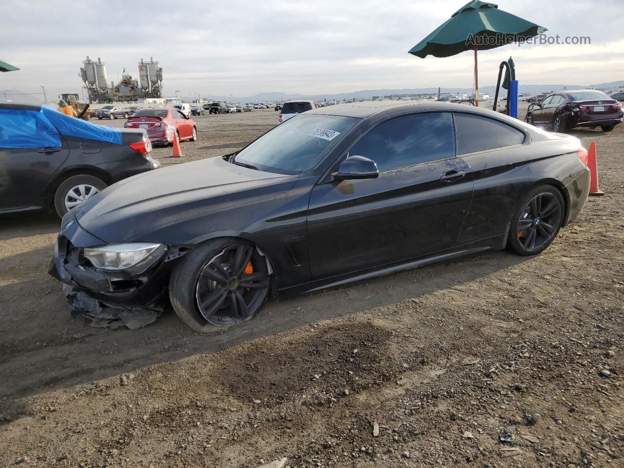 2016 Bmw 435 I Black vin: WBA3R1C5XGK529693