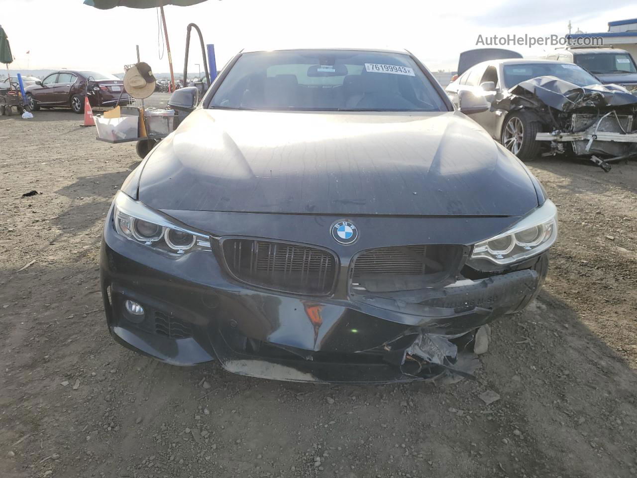 2016 Bmw 435 I Black vin: WBA3R1C5XGK529693