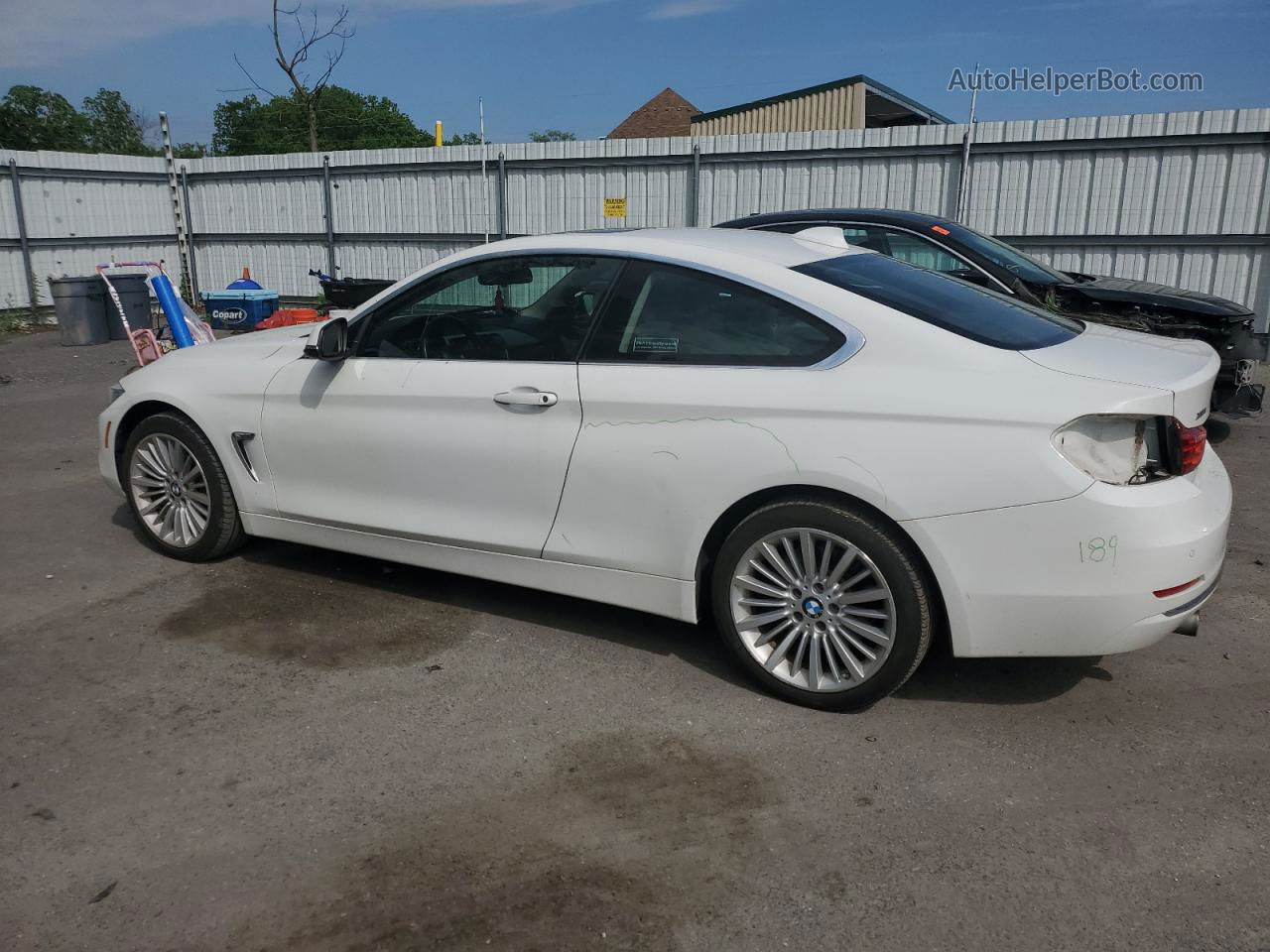 2015 Bmw 435 Xi White vin: WBA3R5C50FK371998