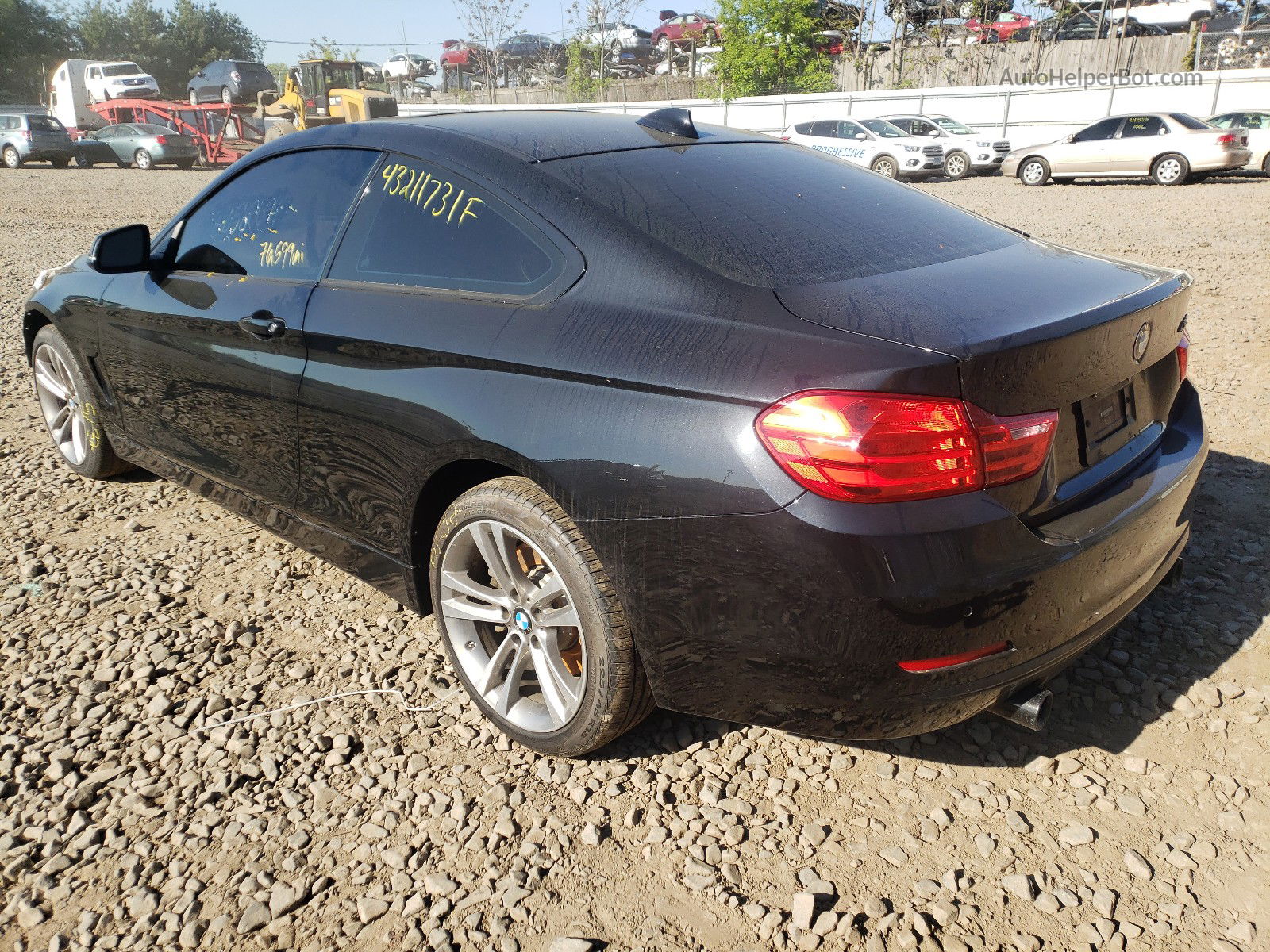 2016 Bmw 435 Xi Black vin: WBA3R5C50GK371162