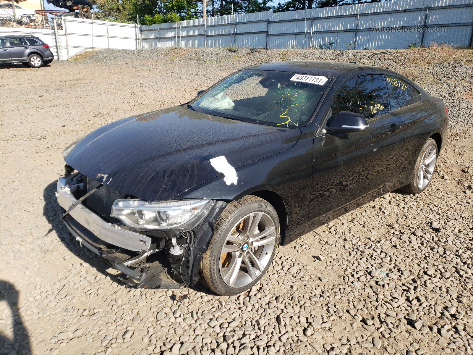 2016 Bmw 435 Xi Black vin: WBA3R5C50GK371162