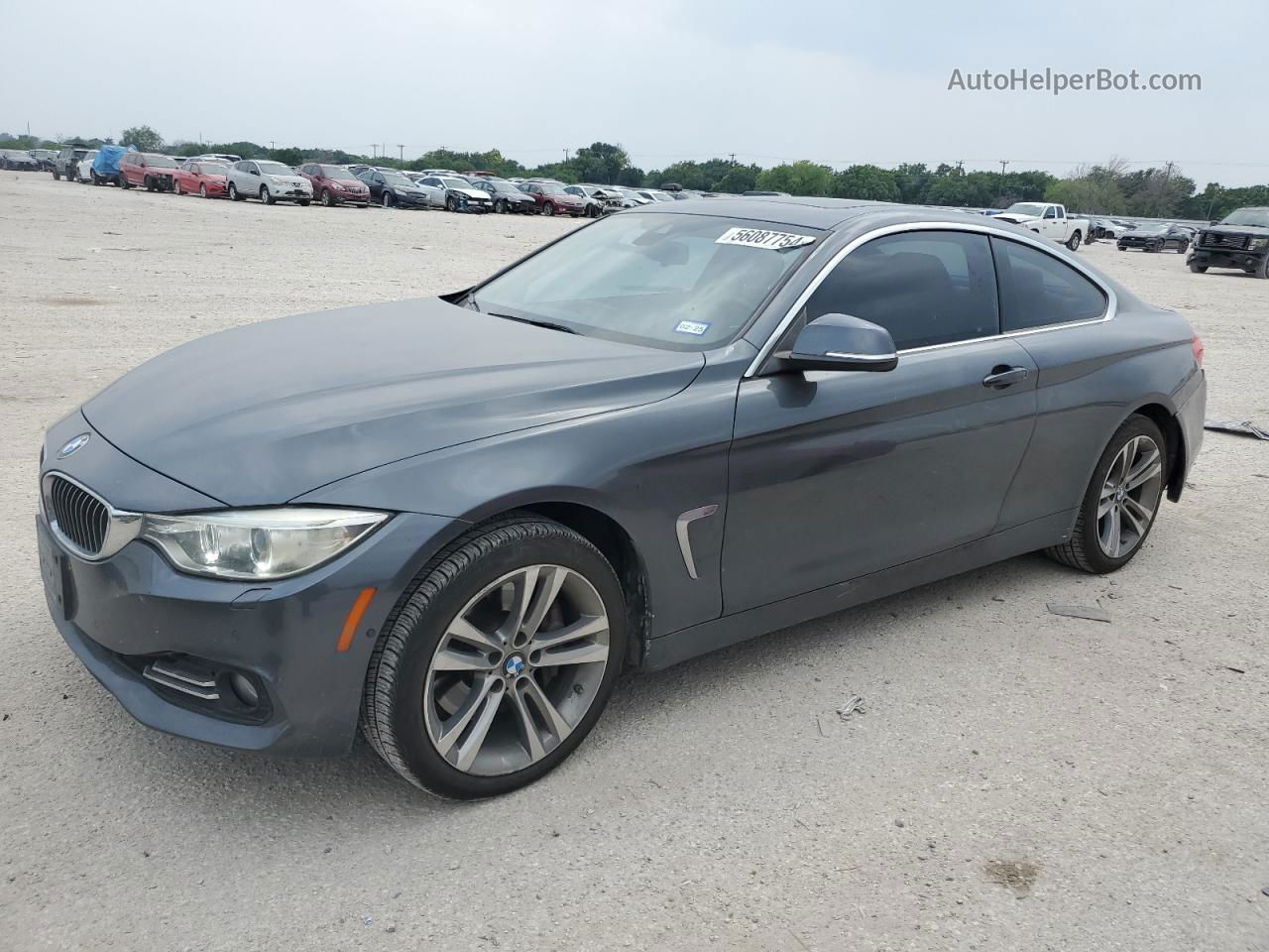 2016 Bmw 435 Xi Gray vin: WBA3R5C50GK373719