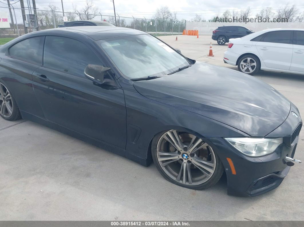 2015 Bmw 435i Xdrive Black vin: WBA3R5C51FF785445