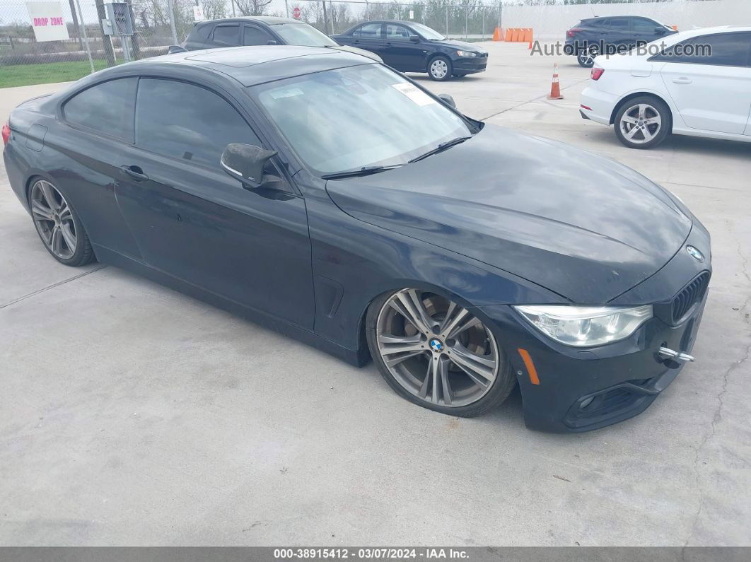 2015 Bmw 435i Xdrive Black vin: WBA3R5C51FF785445