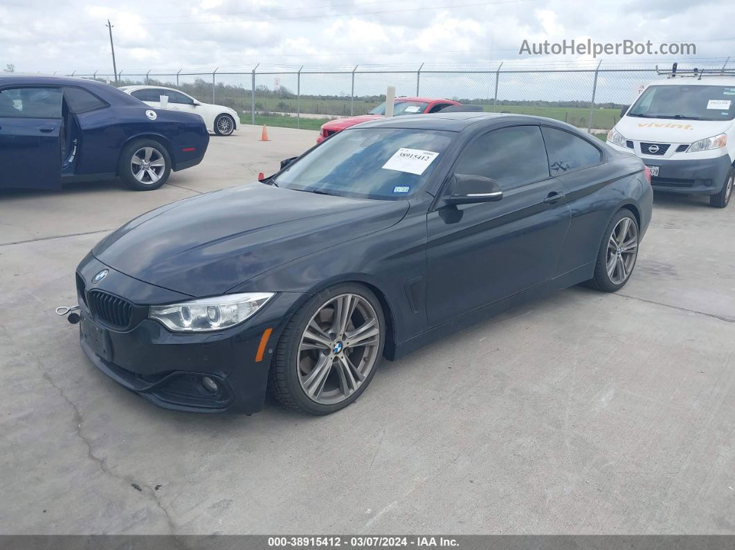 2015 Bmw 435i Xdrive Black vin: WBA3R5C51FF785445