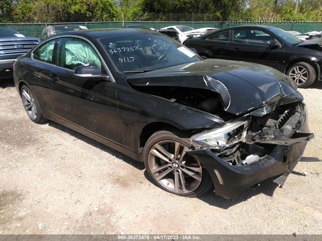 2016 Bmw 4 Series 435i Xdrive Black vin: WBA3R5C51GK373597