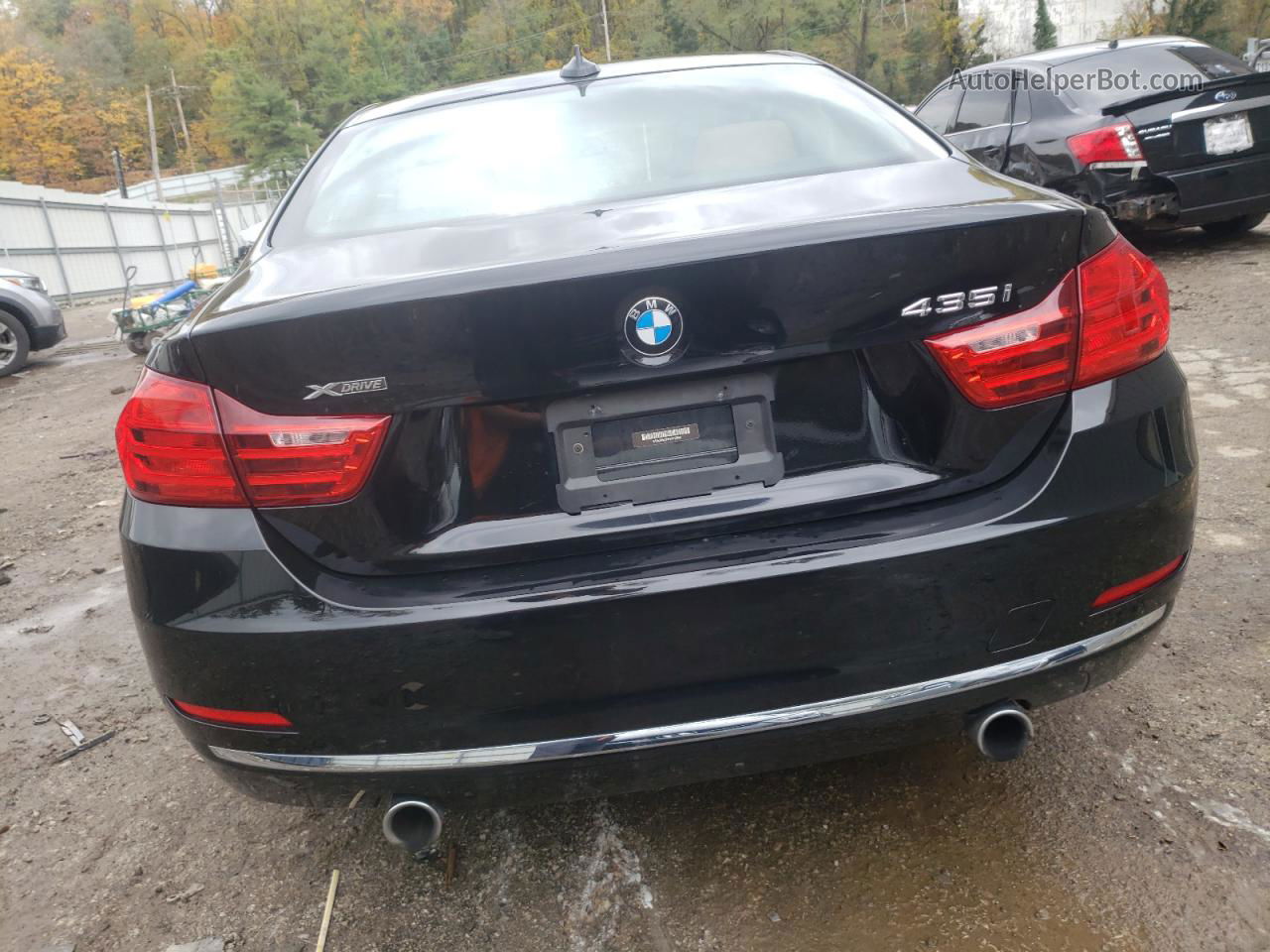 2015 Bmw 435 Xi Black vin: WBA3R5C52FK372859