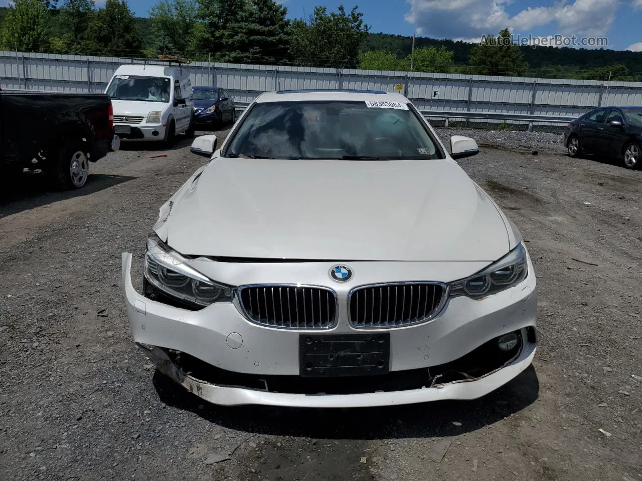 2015 Bmw 435 Xi White vin: WBA3R5C52FK372876