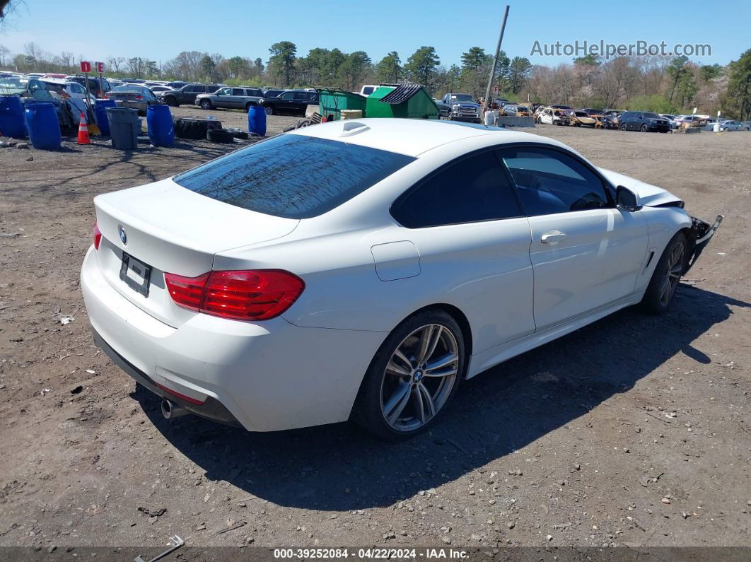 2016 Bmw 435i Xdrive White vin: WBA3R5C53GK373715