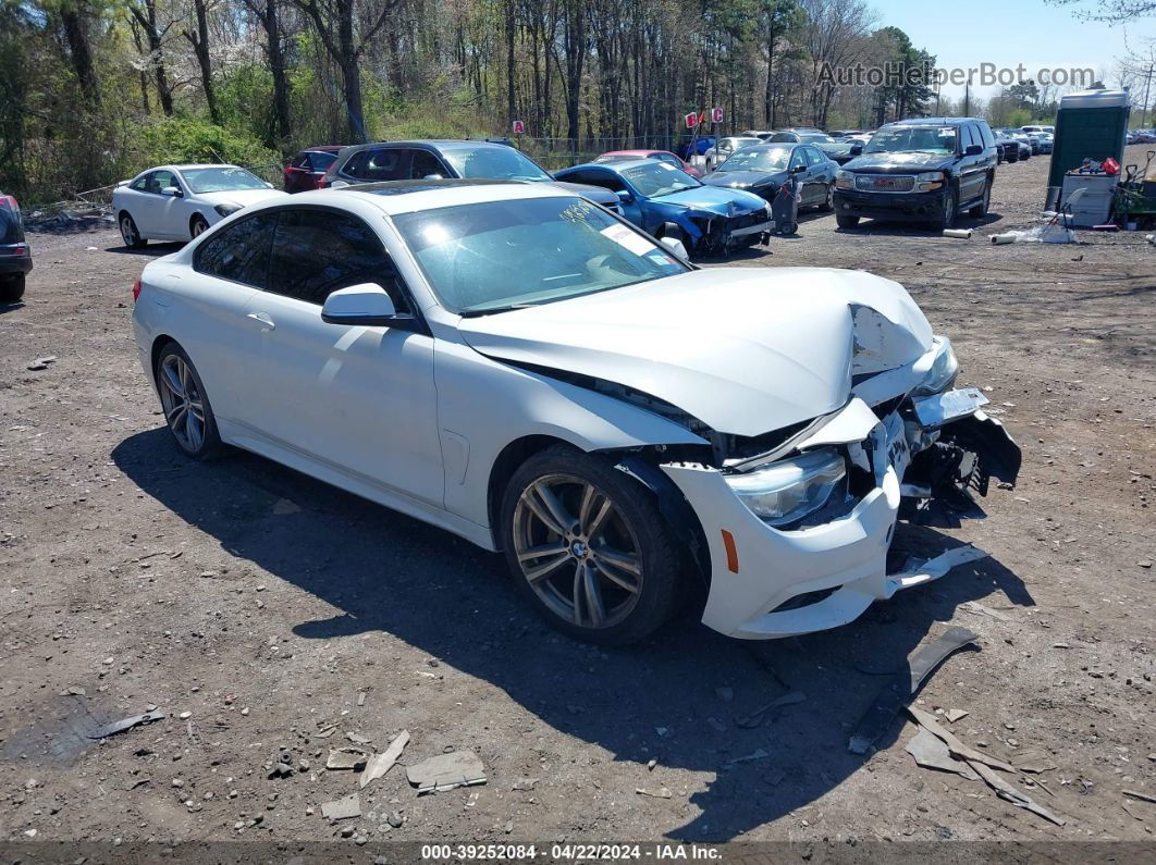 2016 Bmw 435i Xdrive White vin: WBA3R5C53GK373715