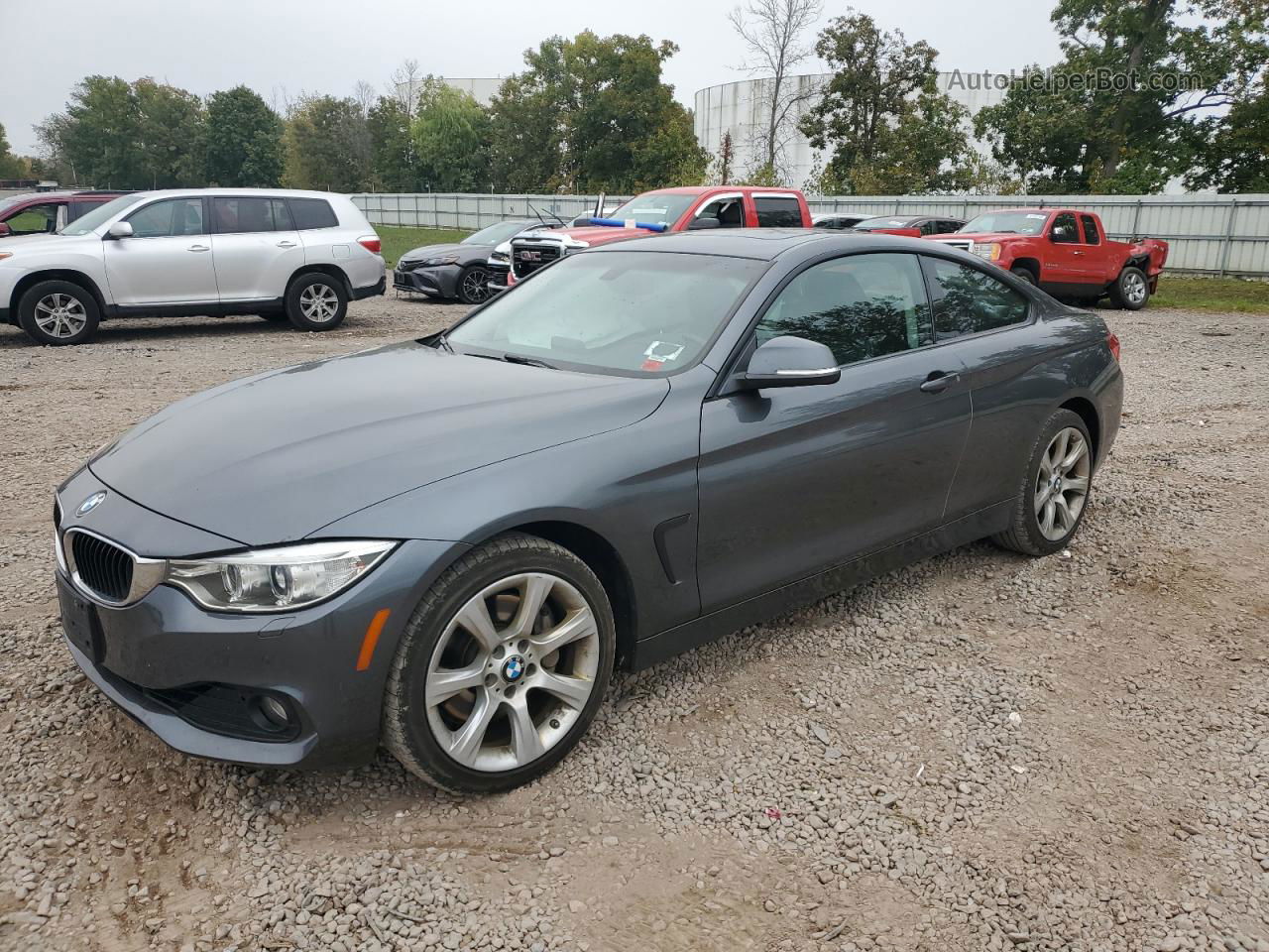 2015 Bmw 435 Xi Gray vin: WBA3R5C56FK371522