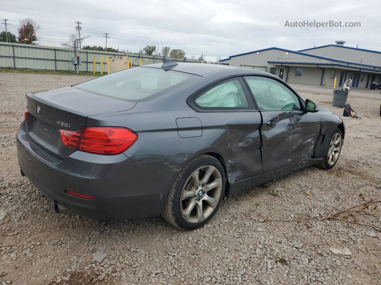 2015 Bmw 435 Xi Gray vin: WBA3R5C56FK371522