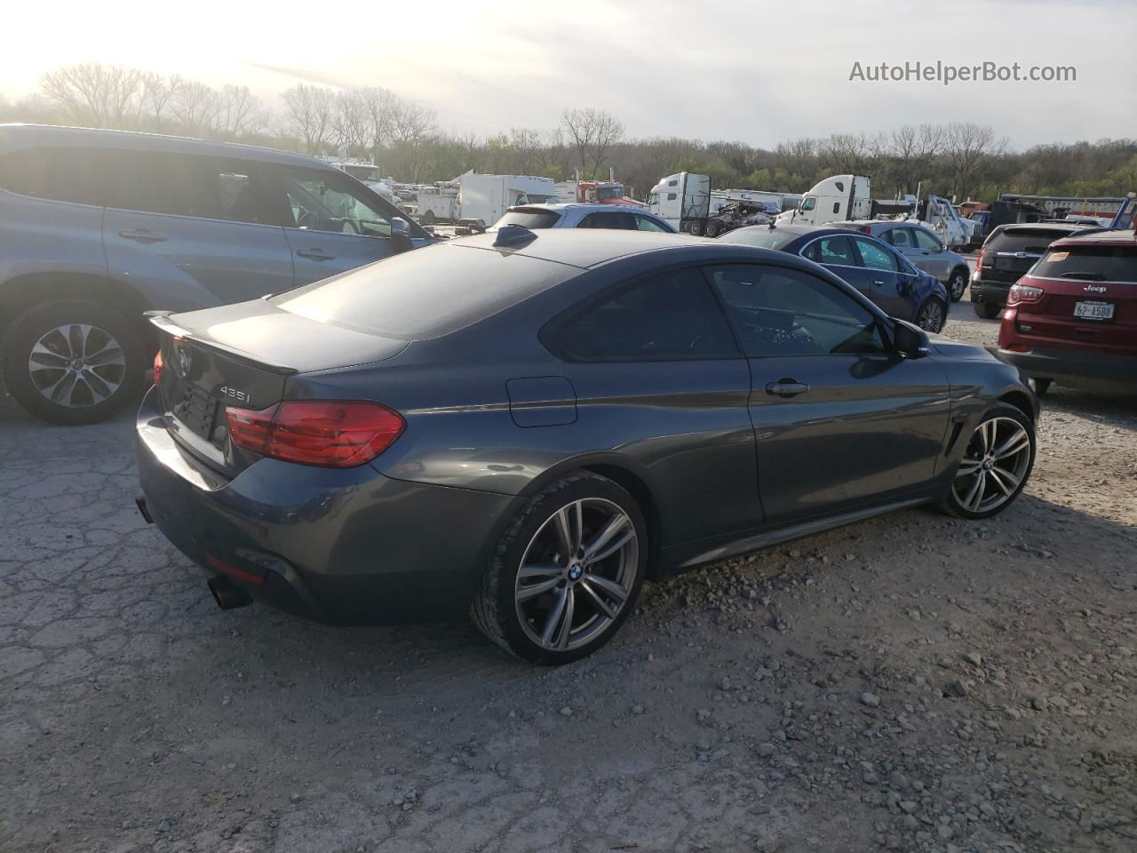 2016 Bmw 435 Xi Charcoal vin: WBA3R5C58GK373287