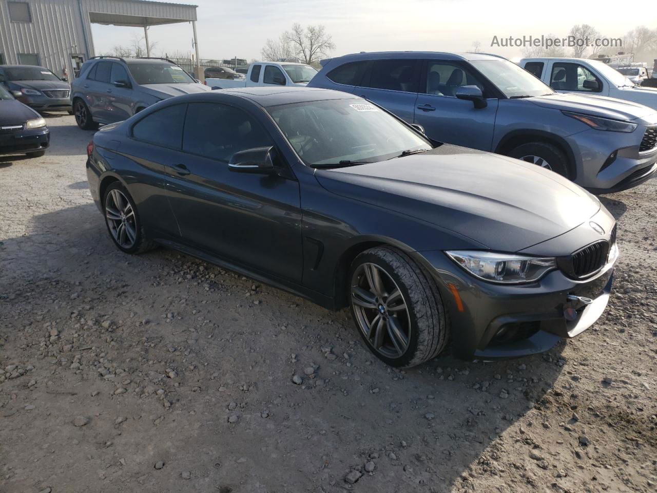 2016 Bmw 435 Xi Charcoal vin: WBA3R5C58GK373287